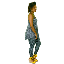 Load image into Gallery viewer, Gray Cheetah Print Matching Set